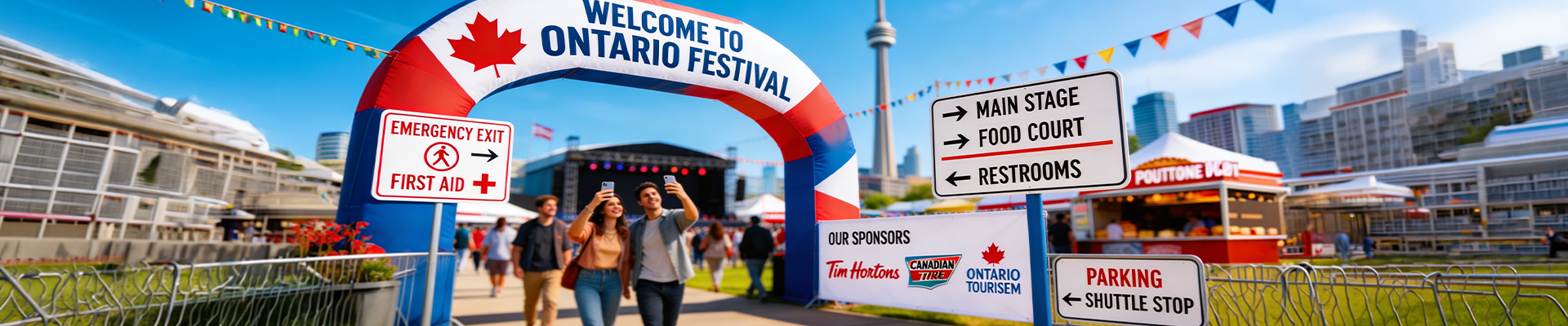 Signage and Directional Prints for Event