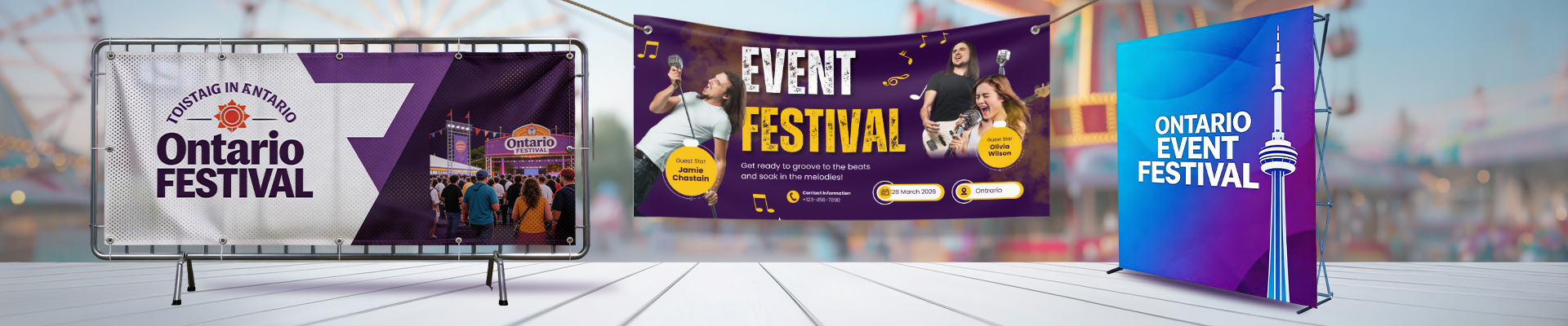 Stage Graphics and Large-Format Festival Branding