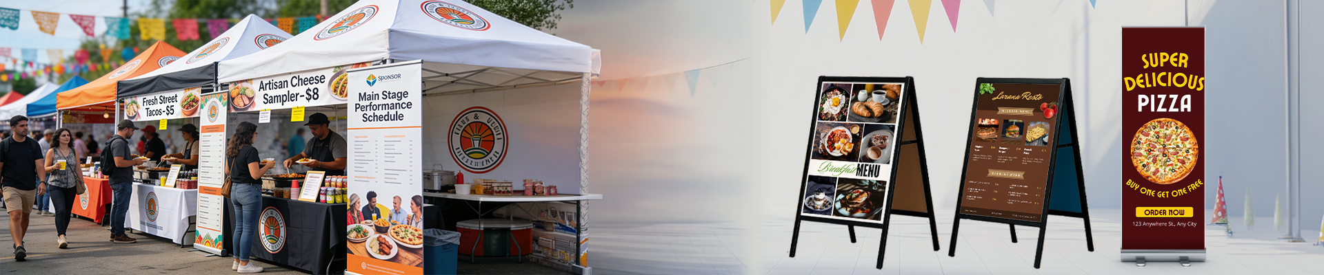 Vendor and Booth Branding Materials