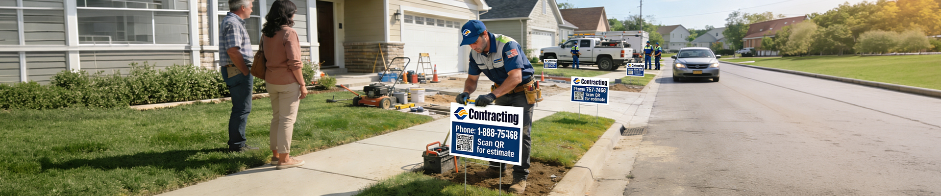 Why Top Contractors Still Rely on Lawn Sign Marketing