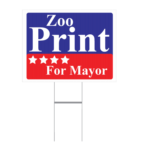 Election Campaign Lawn Signs 