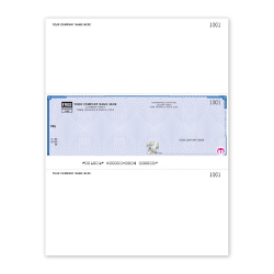 Middle Computer Cheques