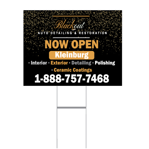 Online Polybag Election Lawn Signs Printing Services in Canada & USA