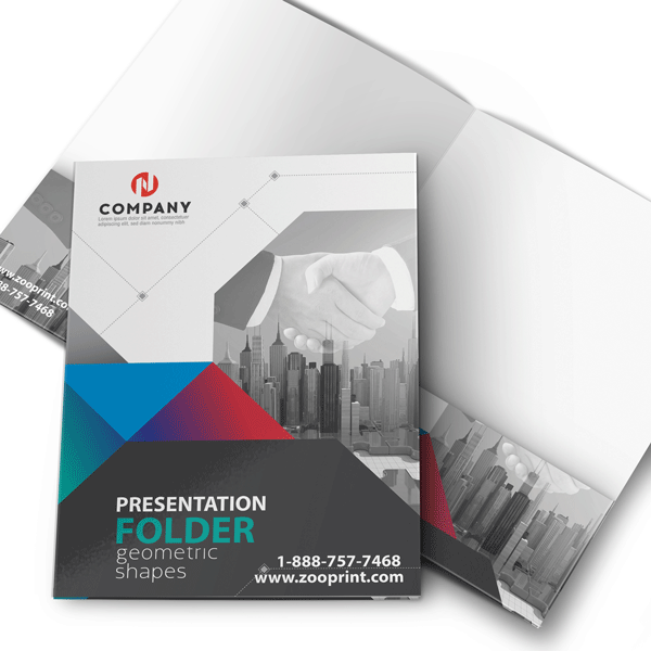 Matte Laminated Presentation Folder