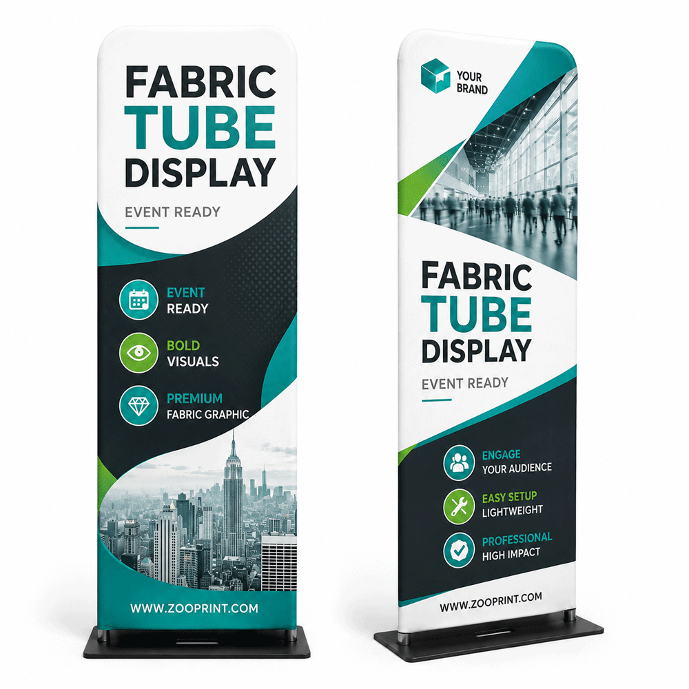 Premium Fabric Tube Display Banners
