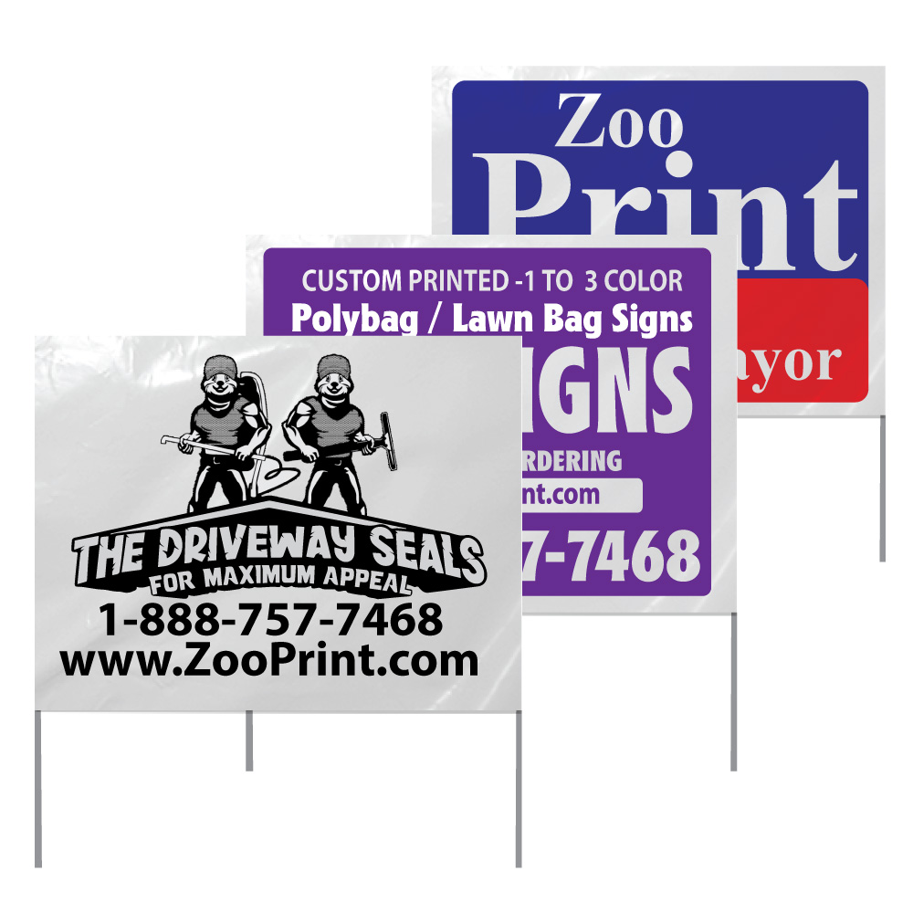 Lawn Bag Signs