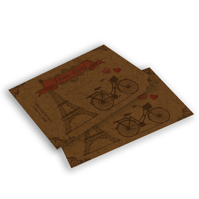 Brown Kraft Postcards Zoo Print