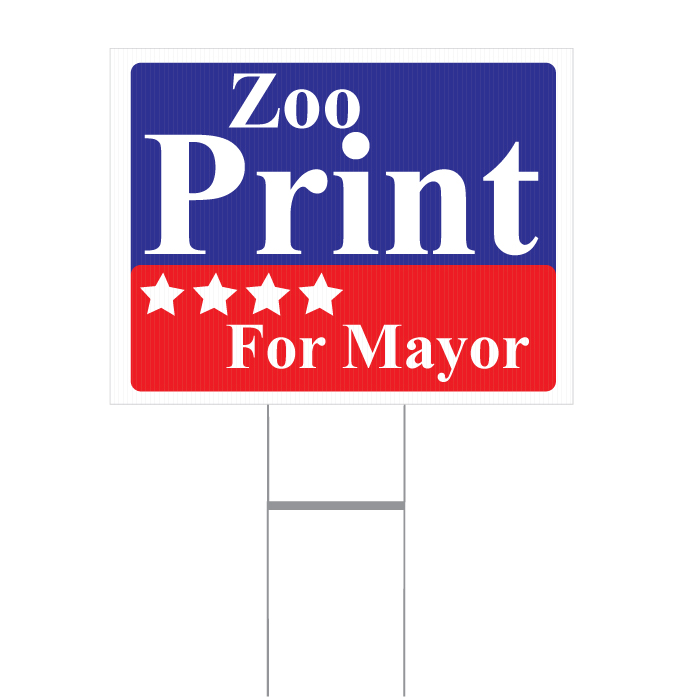 Small Election Lawn Signs