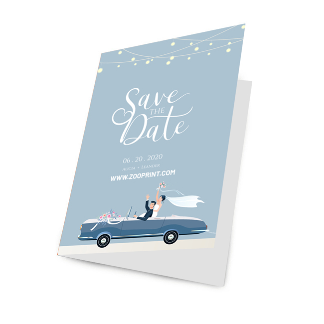 Standard Greeting Cards Zoo Print