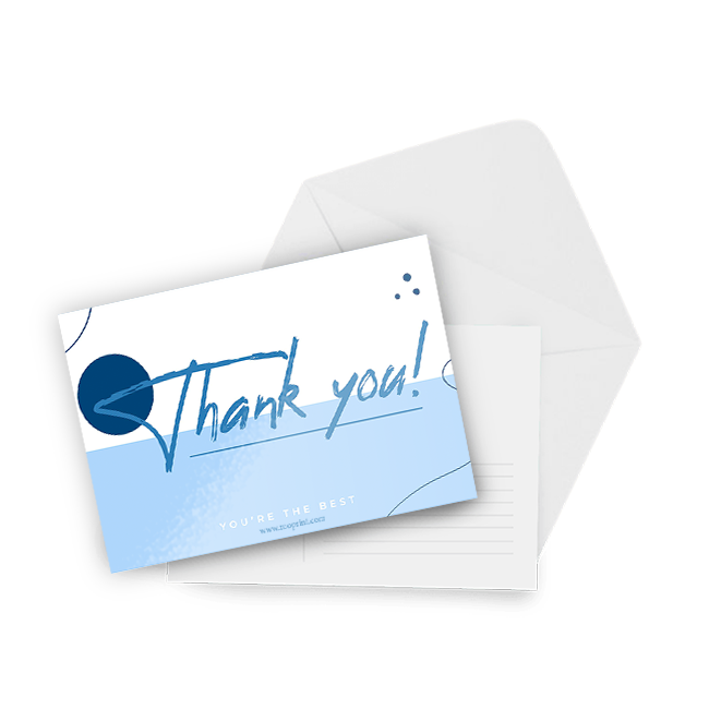 Writable + Semi-Gloss Invitations / Announcements Zoo Print