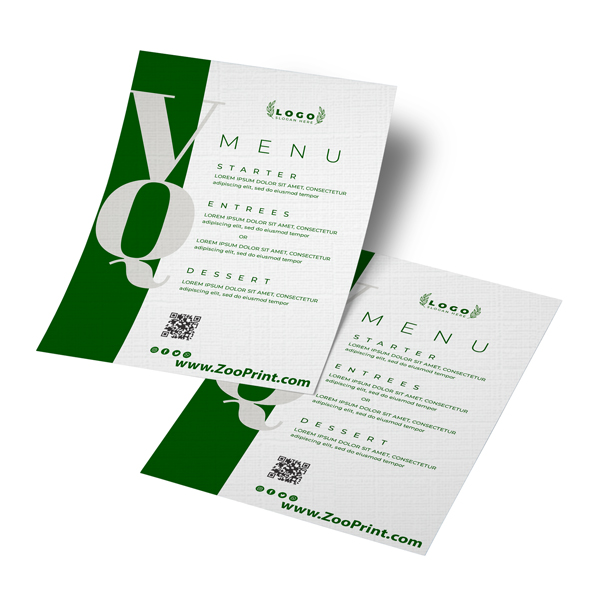 Linen Flyer Zoo Print