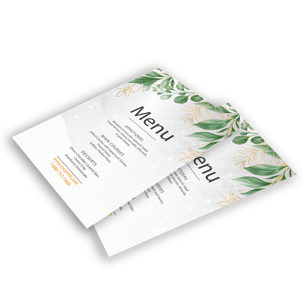 Linen Postcards Zoo Print